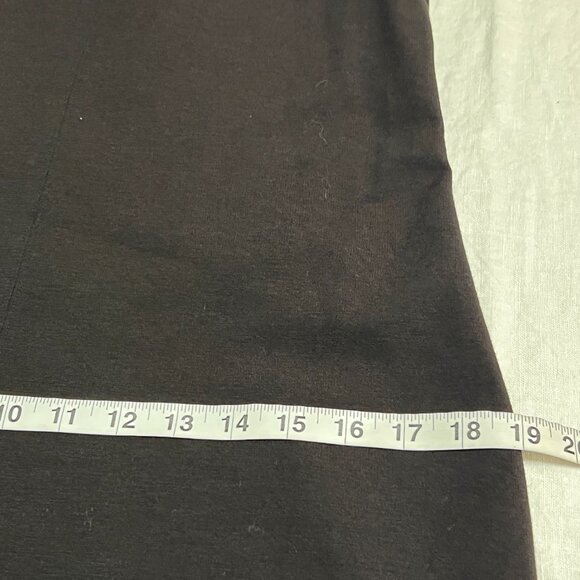 J. Crew Women's Pencil Dress Black Sleeveless Size 8P Rayon Blend V-Neck - Picture 7 of 8